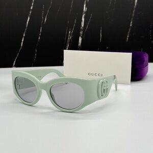 NEW GG1544S 003 GUCCI GREEN GREY WOMEN GUCCI SUNGLASSES